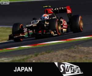 Puzzle Ρομαίν Grosjean - Lotus - 2013 ιαπωνικό Grand Prix, 3η ταξινομούνται
